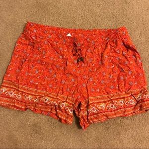 Old Navy || Patterned Soft Boho Pull On Shorts Size M